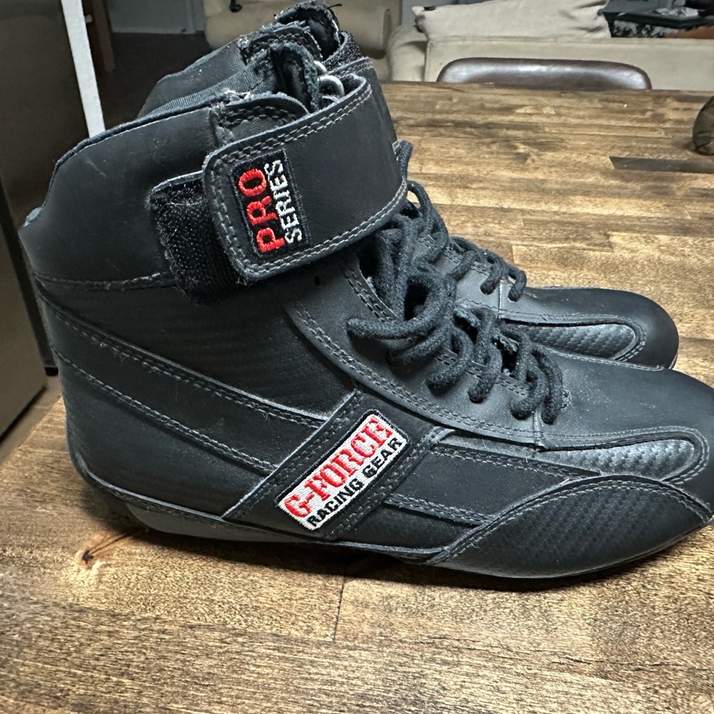 G-Force racing gear pro series Black Racing Shoes